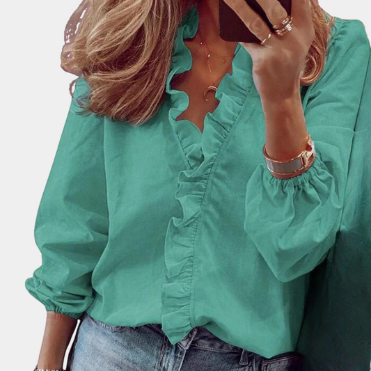 STÈPHANIE | Tijdloze Elegantie – De Blouse voor Dames