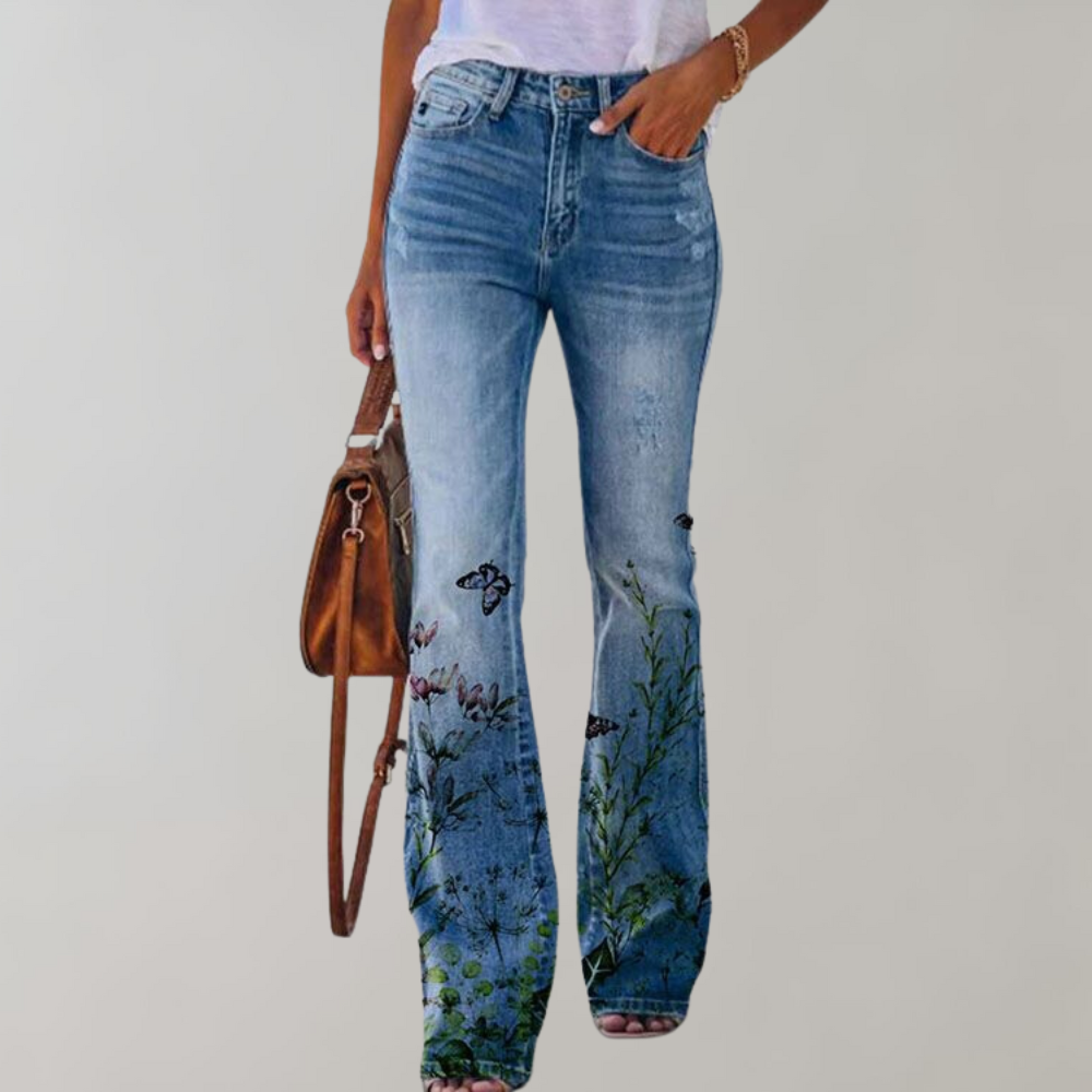 BARBARA | Flare Jeans – Trendy, Comfortabel & Opvallend!