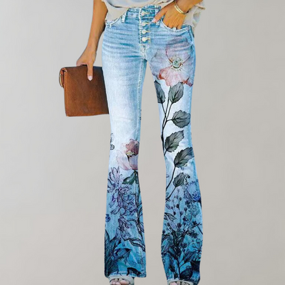 BARBARA | Flare Jeans – Trendy, Comfortabel & Opvallend!