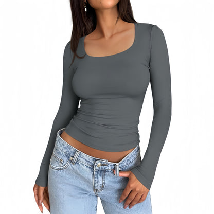 LUX | Essentiële Lange Mouwen Top – Stijl &  Comfort in Één