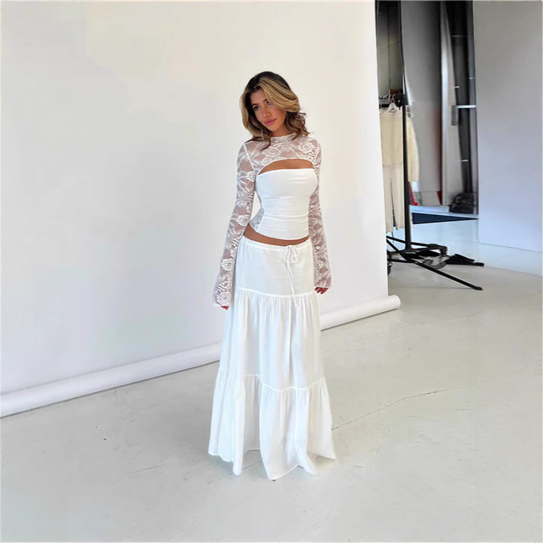 MILLIE | Kanten Top met Cut-Out – Elegant & Sexy voor Avondlooks