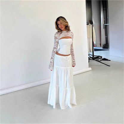 MILLIE | Kanten Top met Cut-Out – Elegant & Sexy voor Avondlooks