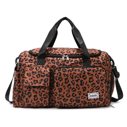 AUGUST | Stoere Leopard Sporttas – Stijlvol, Ruim & Onmisbaar voor Onderweg