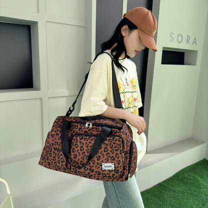 AUGUST | Stoere Leopard Sporttas – Stijlvol, Ruim & Onmisbaar voor Onderweg