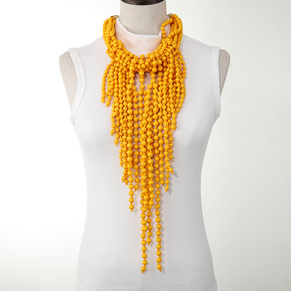 MARIELLE | Statement Kralenketting – Opvallende Watervalketting in Vrolijke Kleuren