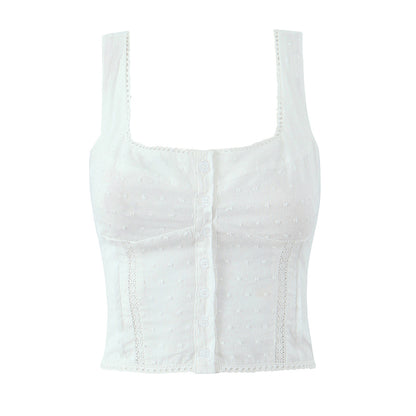 AUDREY | Witte broderie top die jouw zomergarderobe compleet maakt!