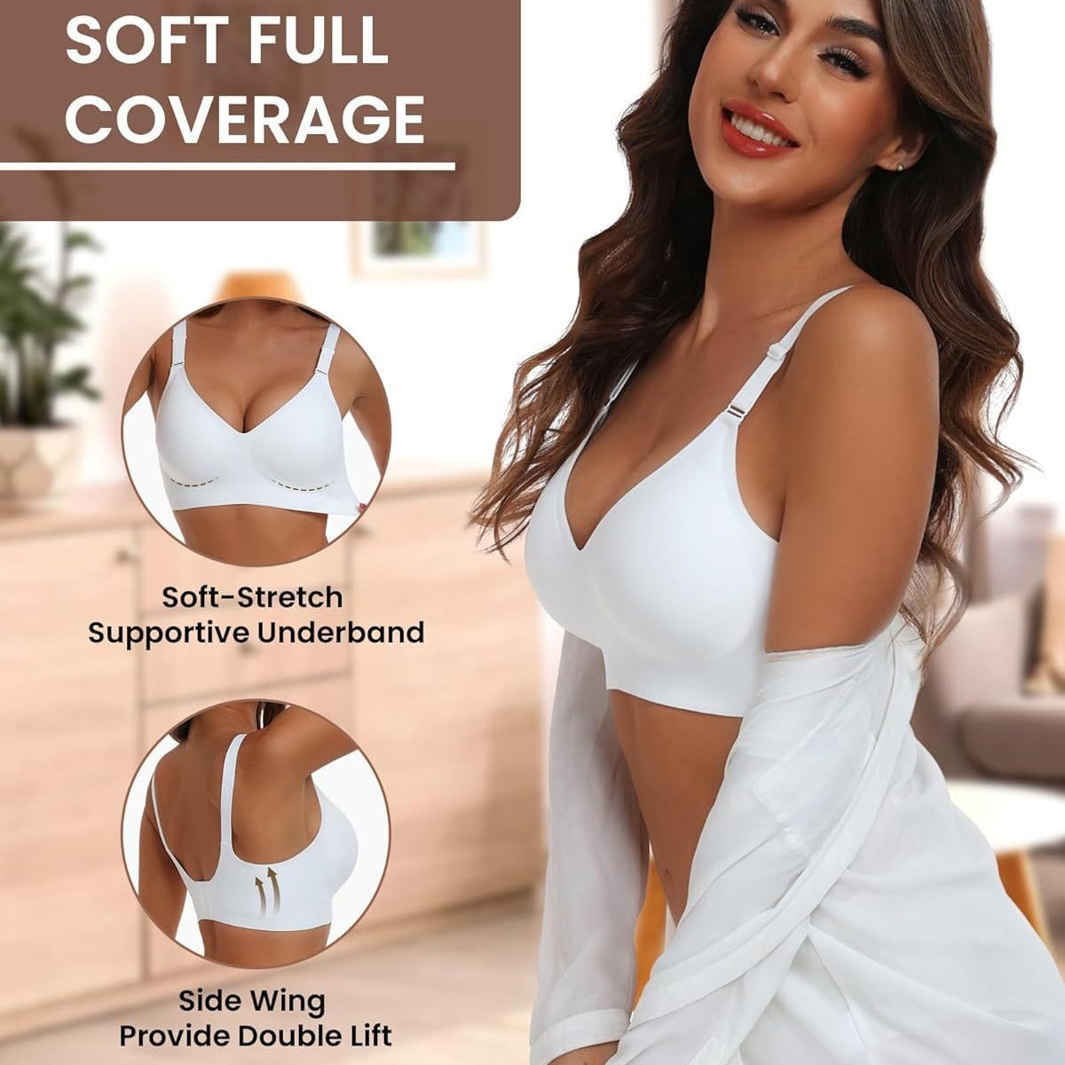 LOUCKA | Naadloze Comfort BH – Ultieme Ondersteuning zonder Beugel