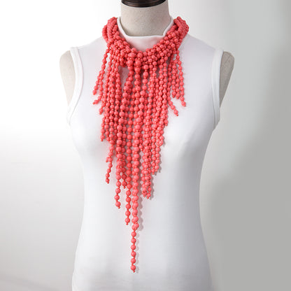 MARIELLE | Statement Kralenketting – Opvallende Watervalketting in Vrolijke Kleuren