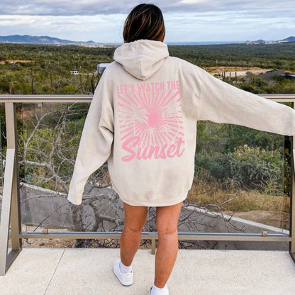 LIS | Zomer Hoodie Dames – “Happiness Comes in Waves” Surf Trui voor Frisse Avonden