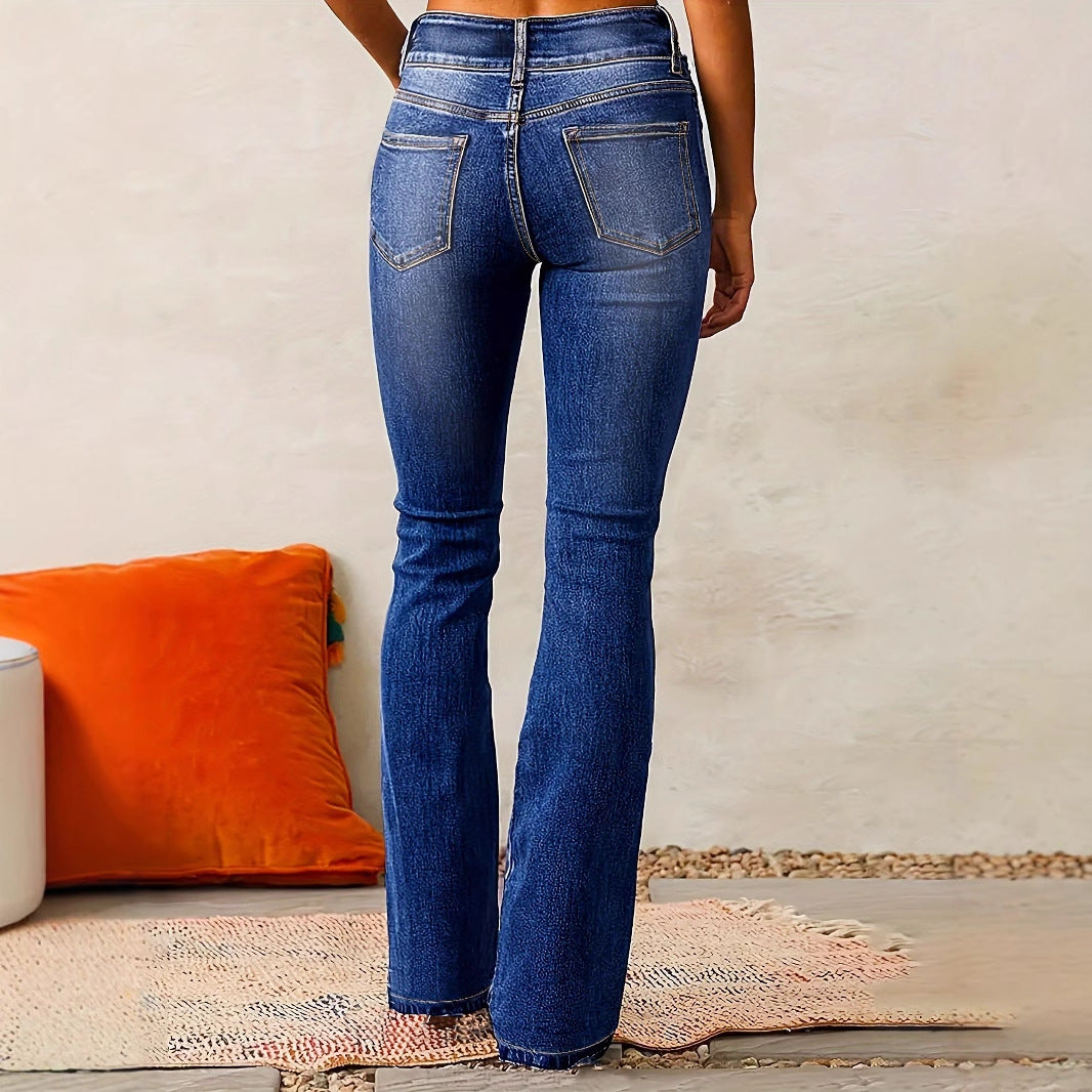 ALIX | High Waist Flared Jeans – Spijkerbroek met Uitslaande Pijpen