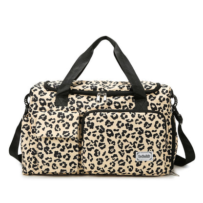 AUGUST | Stoere Leopard Sporttas – Stijlvol, Ruim & Onmisbaar voor Onderweg