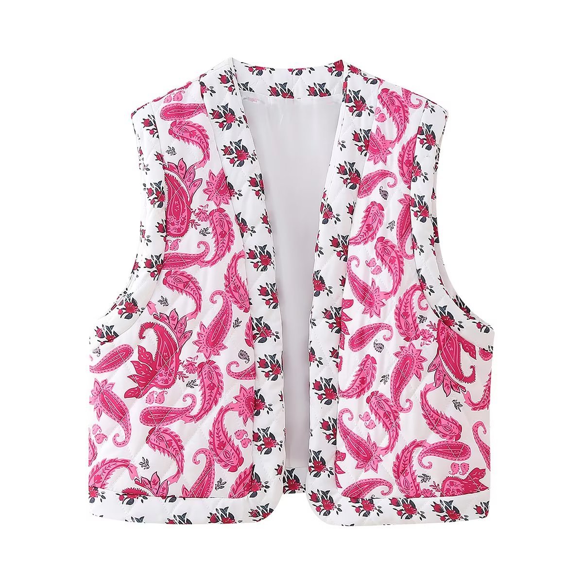 SUDE Boho | Chic Gilet – Geborduurd Bloemenvest