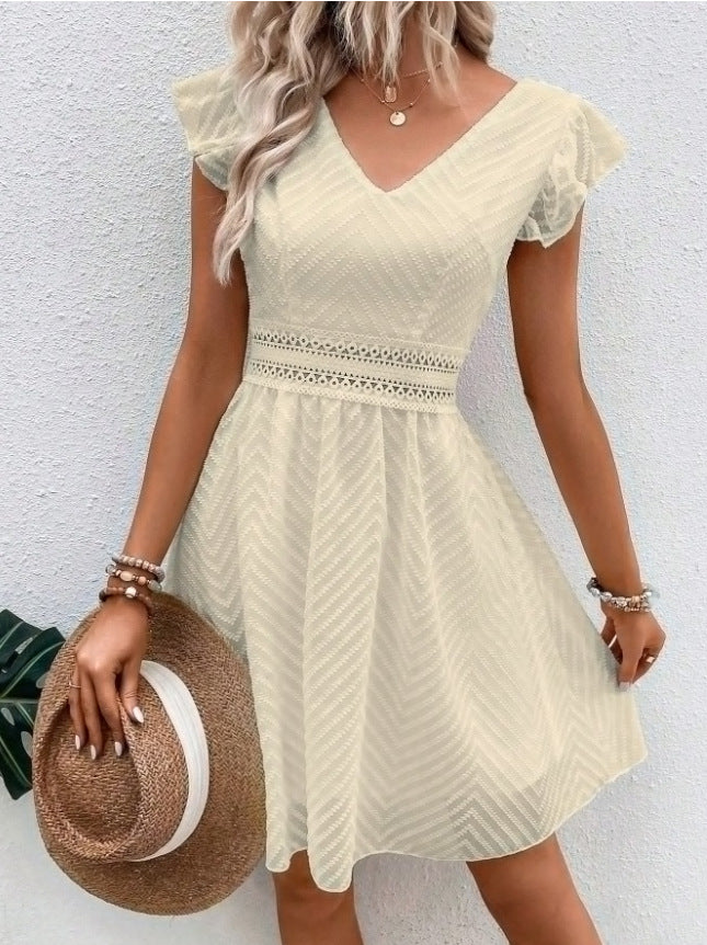 LYNA | Open Rug Zomerjurk met Strik – Speels & Elegant