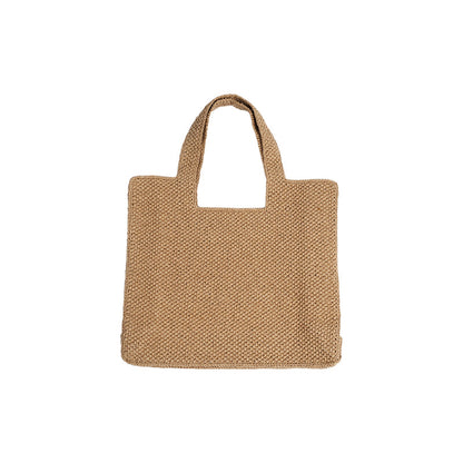 MARGRIET | Vakantie Stro Tote Bag – Gevlochten Commuter Bucket Tas