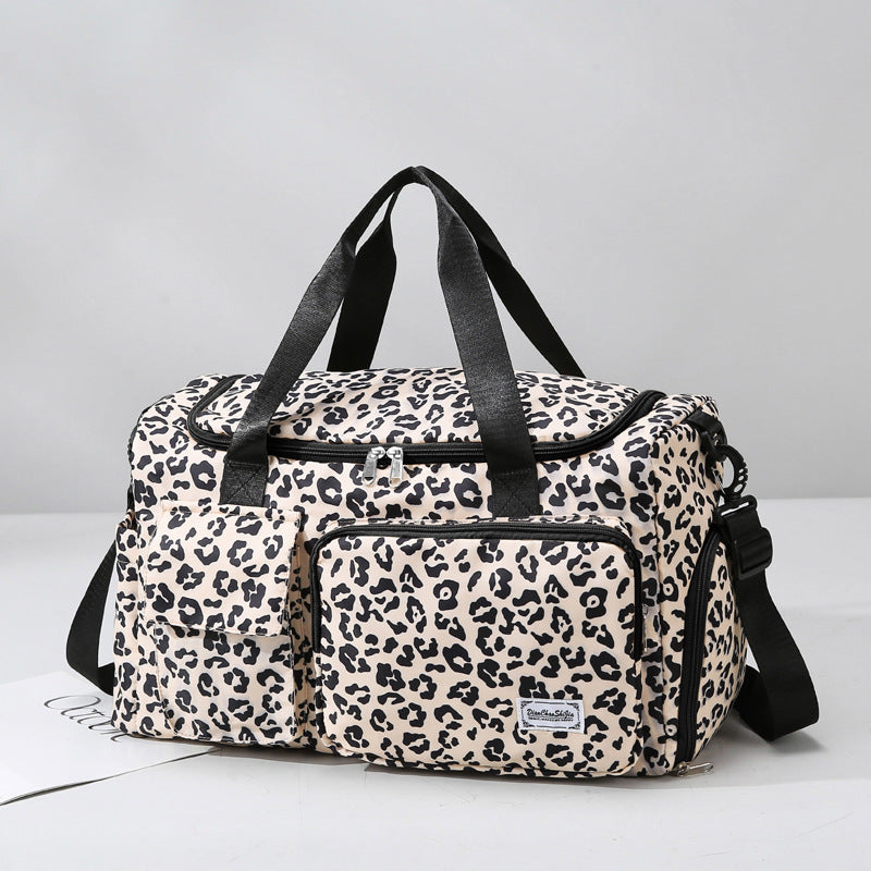 AUGUST | Stoere Leopard Sporttas – Stijlvol, Ruim & Onmisbaar voor Onderweg