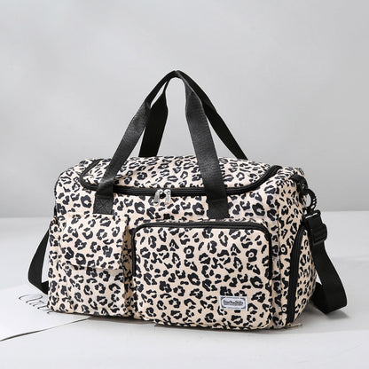 AUGUST | Stoere Leopard Sporttas – Stijlvol, Ruim & Onmisbaar voor Onderweg