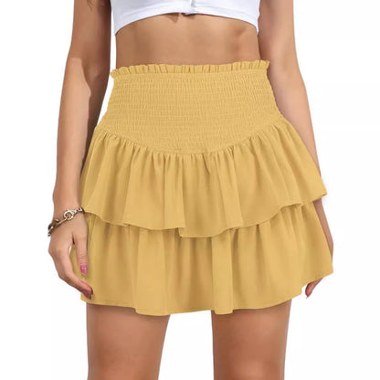 ALICIYA | Korte Tule Rok Dames – Elastische Tailleband en Luchtige Lagen