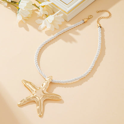 YADE | Statement Zeester Ketting – Zomers Eyecatcher in Goud of Zilver