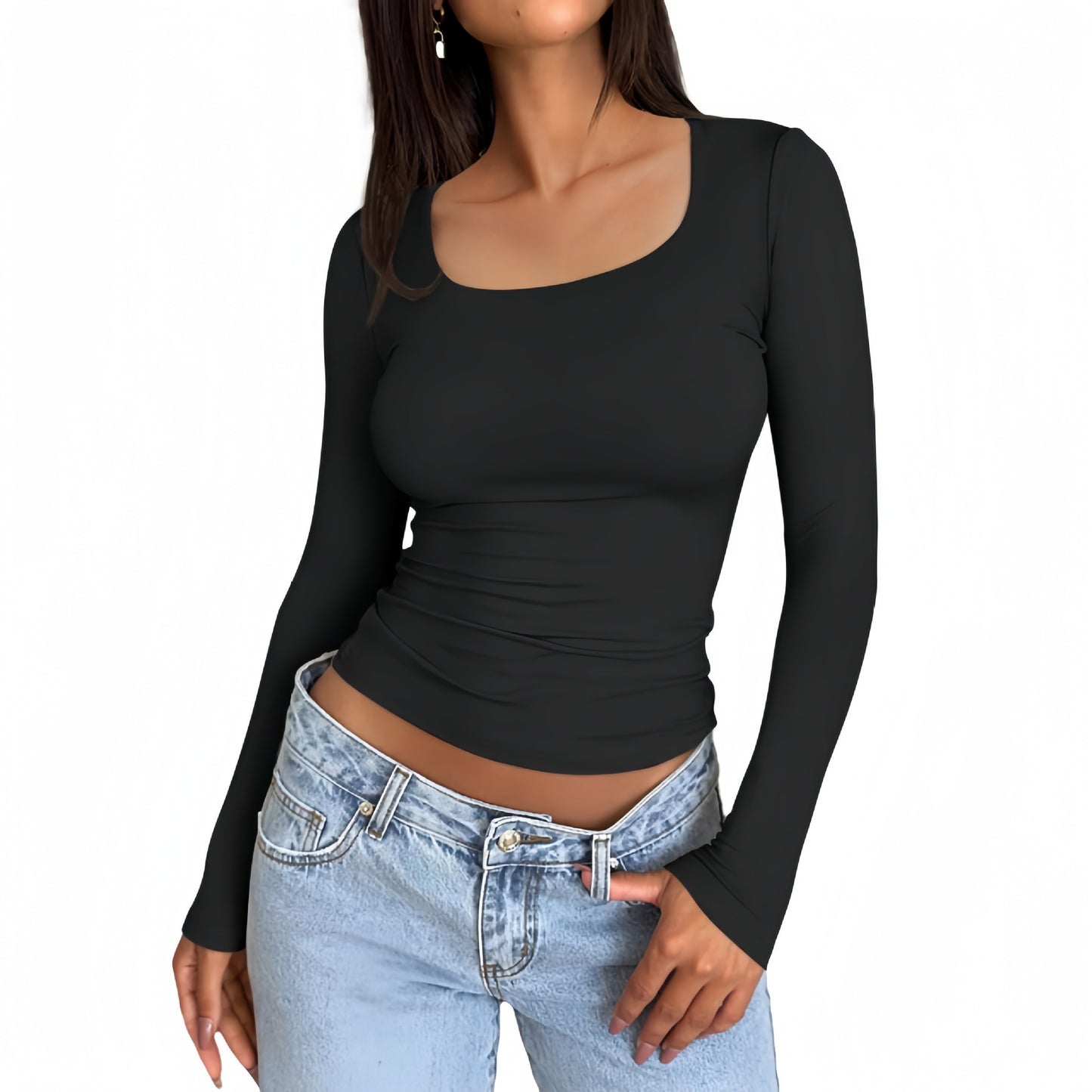 LUX | Essentiële Lange Mouwen Top – Stijl &  Comfort in Één