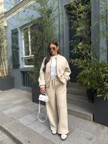 VICTORIA | Oversized Joggingpak Dames – Loungewear Set van Zacht Katoen