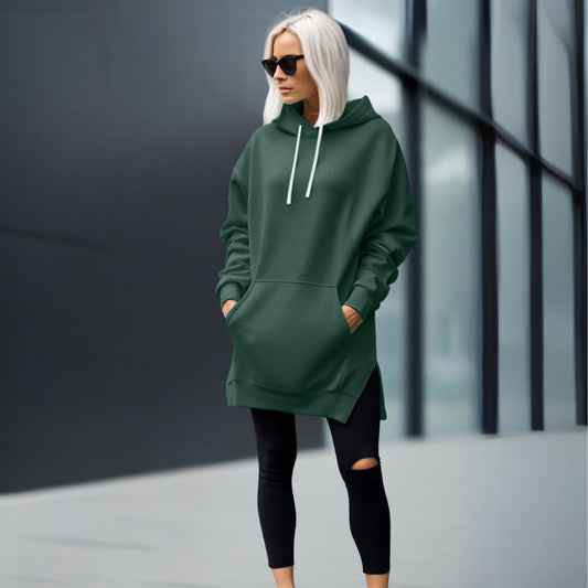 CHARLOTTE | Oversized Hoodie Jurk met Capuchon – Comfortabel & Stijlvol