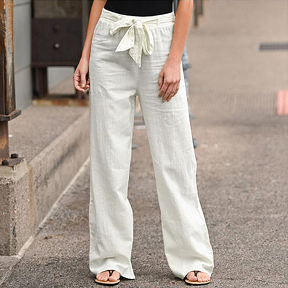 LANA | Linnen Look Broek – Luchtig & Stijlvol voor Zomer & Vrije Tijd