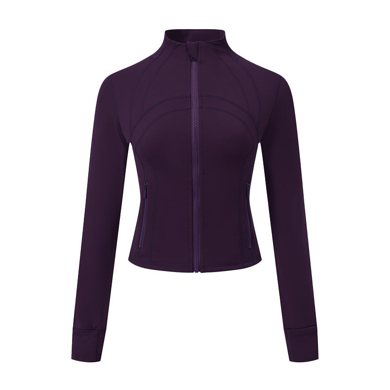 BIBI | Define Active Sportjack – Stretch Jacket met Gouden Rits