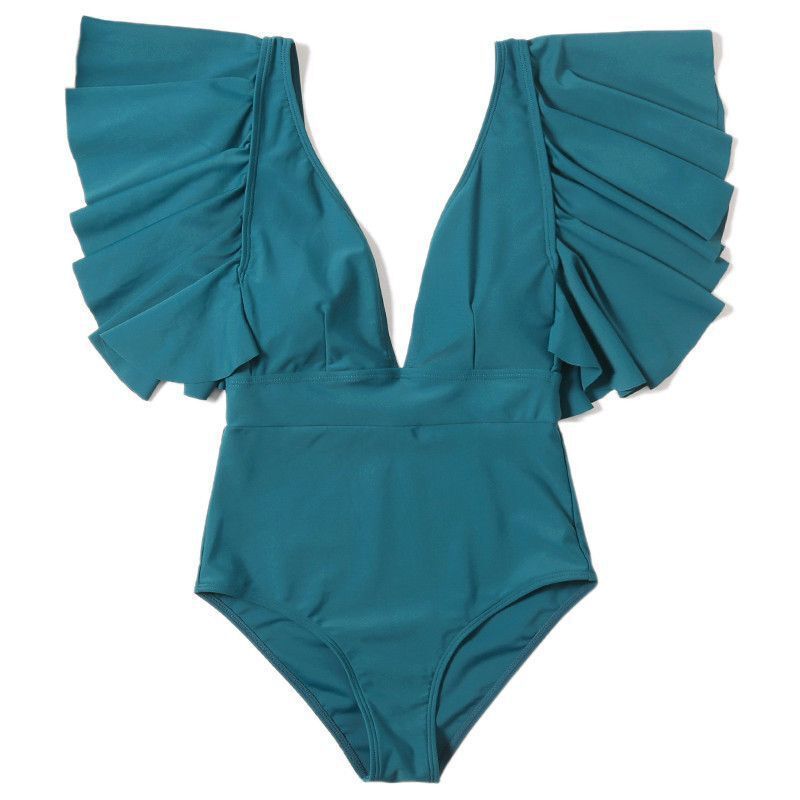 ROSETTA  | Elegant Diepgroen Badpak – Stijlvol, Flatterend & Perfect voor de Zomer!