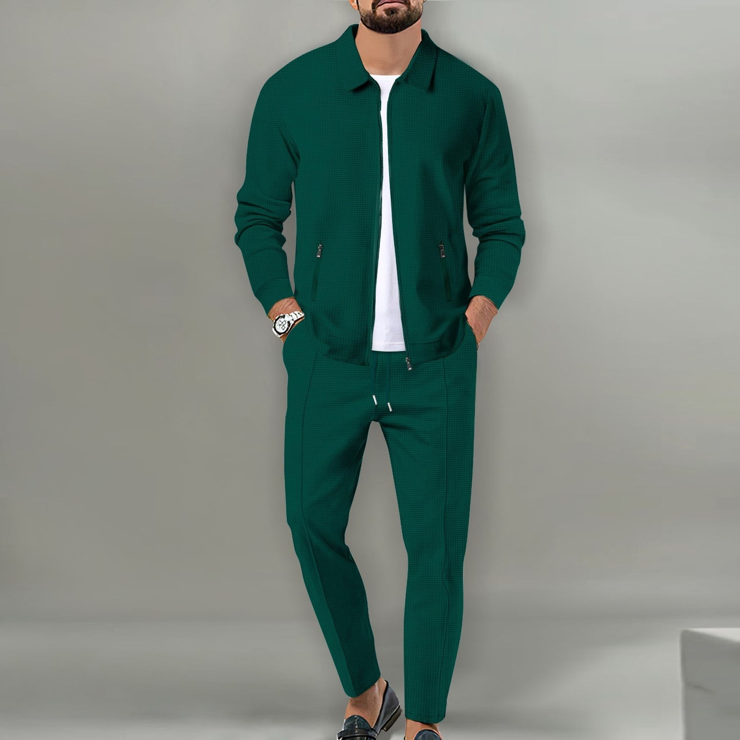 SAMUEL | Heren Tweedelige Set – Stijlvol, Comfortabel & Modern in Één Look