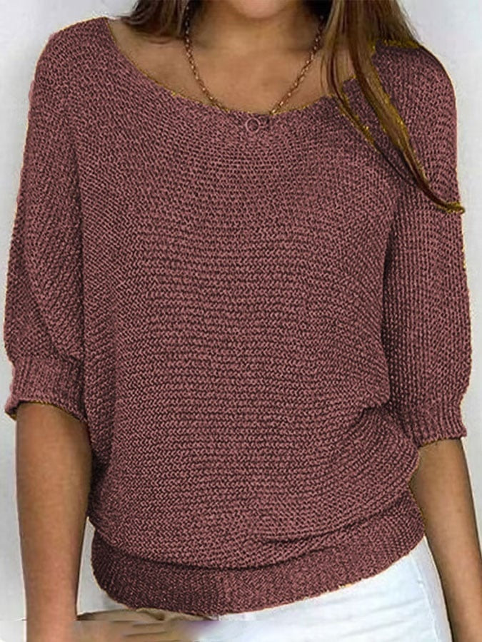 NORA | Stijlvolle Gebreide Damestrui – Comfort & Elegantie in Één