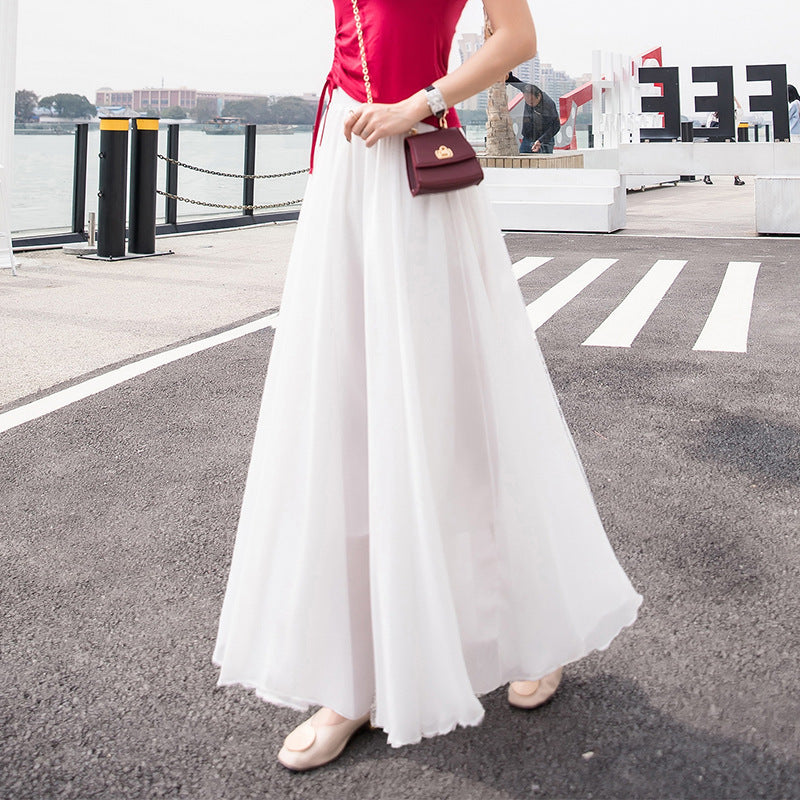 ALEXANDRA | Tule Maxi Rok – Zomerse Lange Rok met Volume