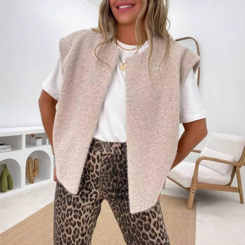 FAUSTINE | Zachte Damesgilet – Minimalistisch, Warm & Tijdloos