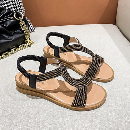 ALANA | Strass Sandalen – Comfort & Glamour in Eén
