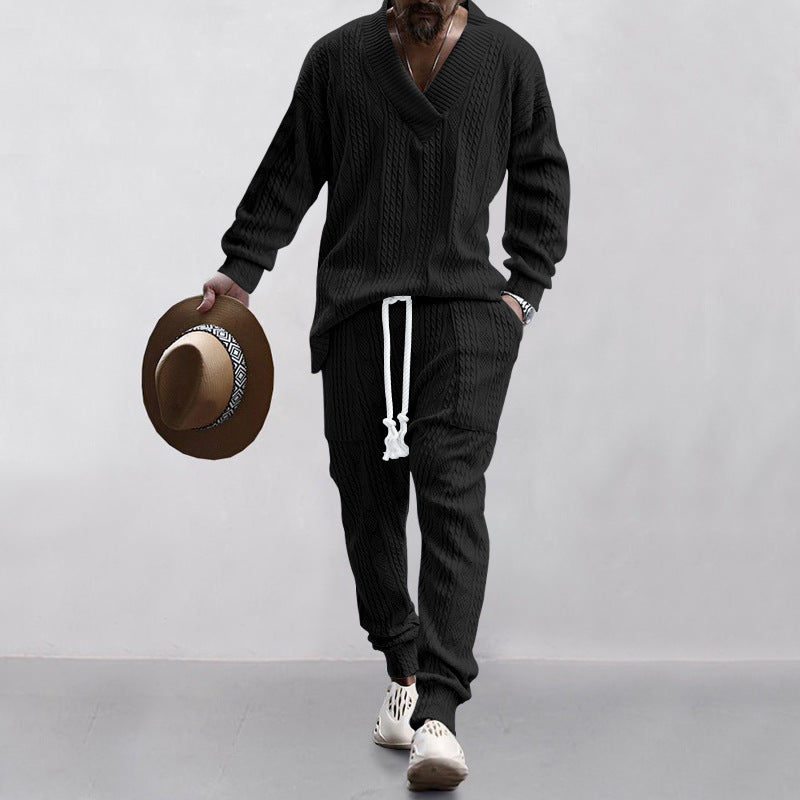 XAVI | Heren Gebreide Lounge Set – Comfort, Stijl & Streetproof in Eén