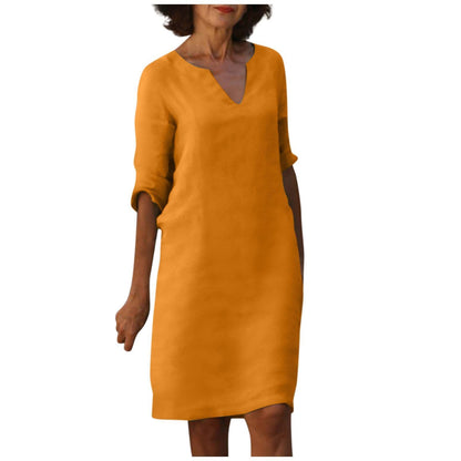 TAMAR | Tuniekjurk met V-Hals – Comfort en Tijdloos Ontwerp