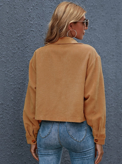 SIDNEY | Cropped Ribcord Jacket – Stoer & Stylish Overjasje