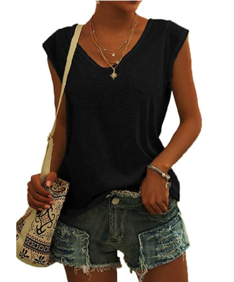 NICOLINE | Trendy V-Hals Dames Top – Jouw Zomer Must-Have!