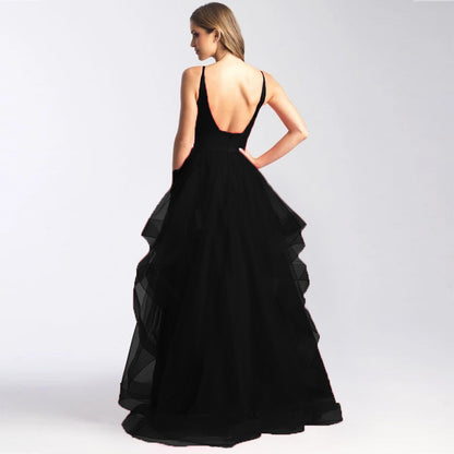 FARA | Tulle Avondjurk met Laagjes – Glamoureuze Gala Look