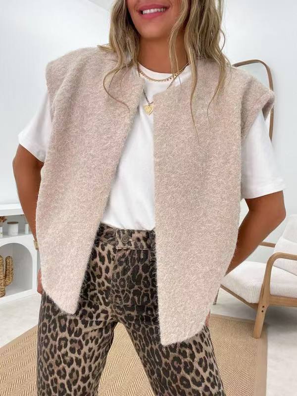 FAUSTINE | Zachte Damesgilet – Minimalistisch, Warm & Tijdloos