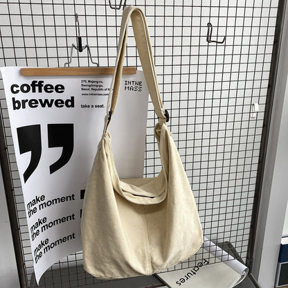 AURELIE | Minimalistische Canvas Schoudertas – Praktisch & Stijlvol