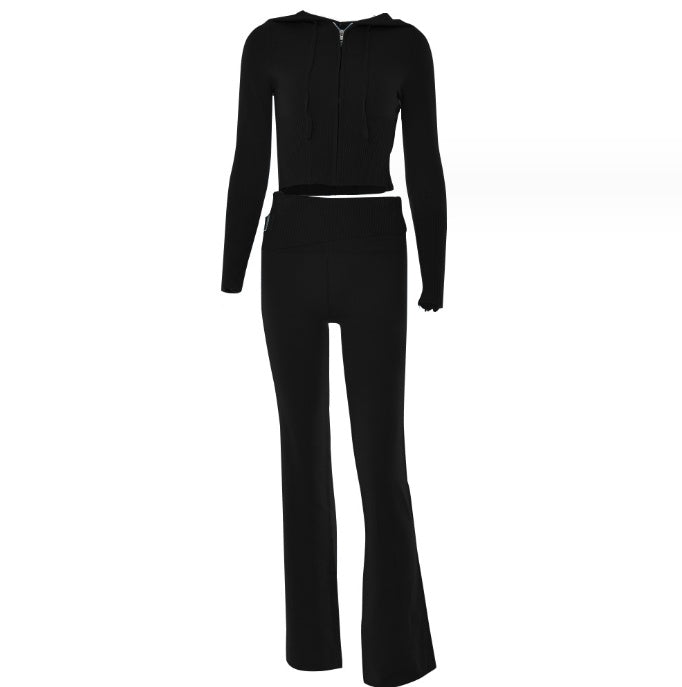 SIMONA | Gebreide Lounge Set Dames – Comfy Knit Two-Piece met Rits