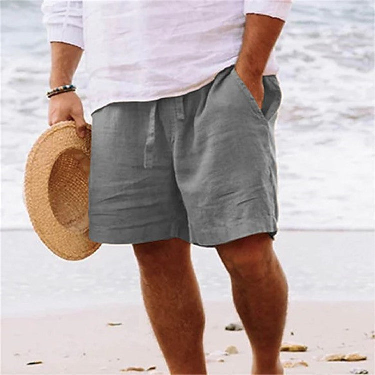 LEX | Linnen Heren Short – Zomershort met Elastische Taille