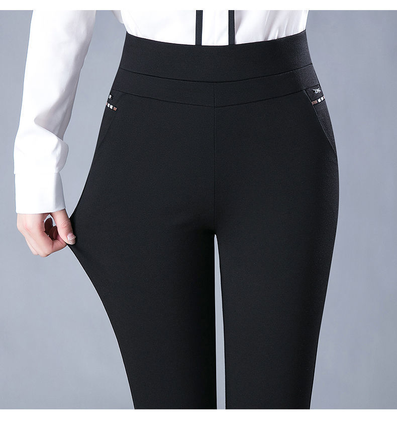 MONICA | Zwarte Stretch Damesbroek voor Elke Gelegenheid –  Slim & Stijlvol