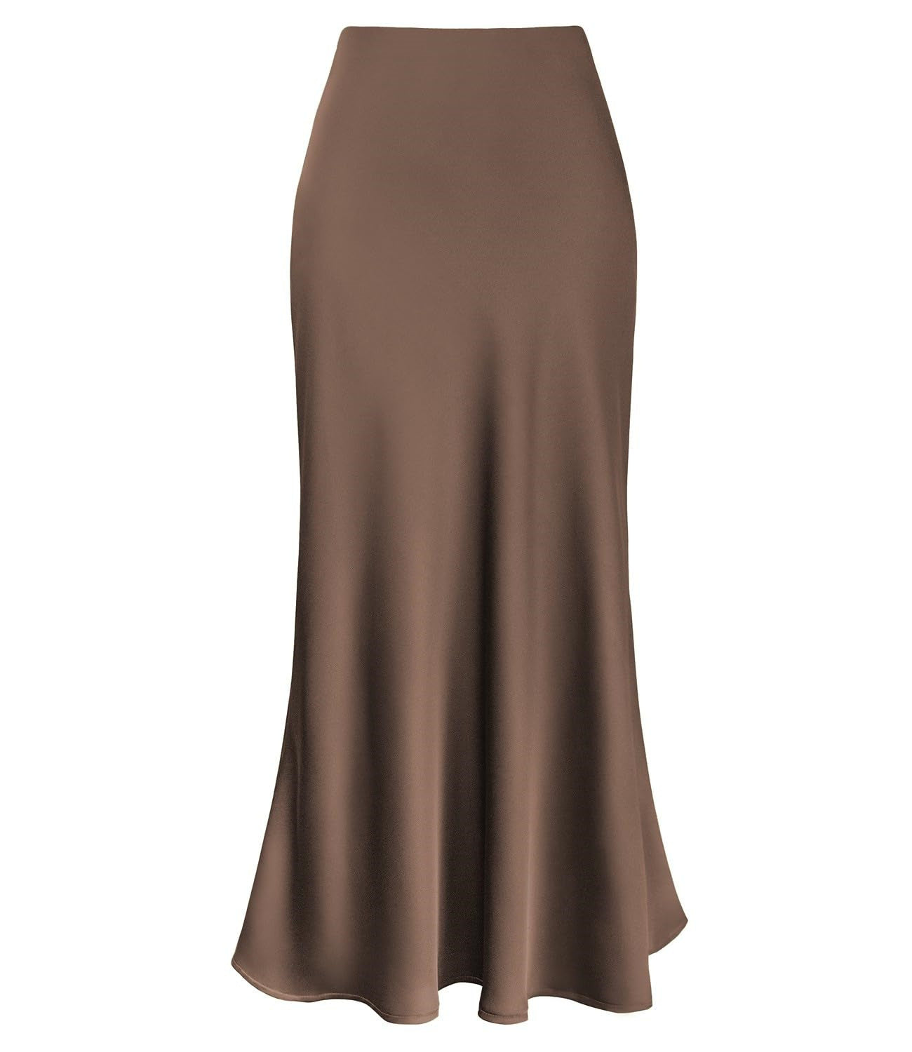 MARLEEN | Satijnen Maxi Rok – Elegante kleurige Rok met Glans & Flow