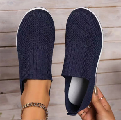 JOY | Dames Sneakers met Demping – Comfortabele Instappers met Verhoogde Zool