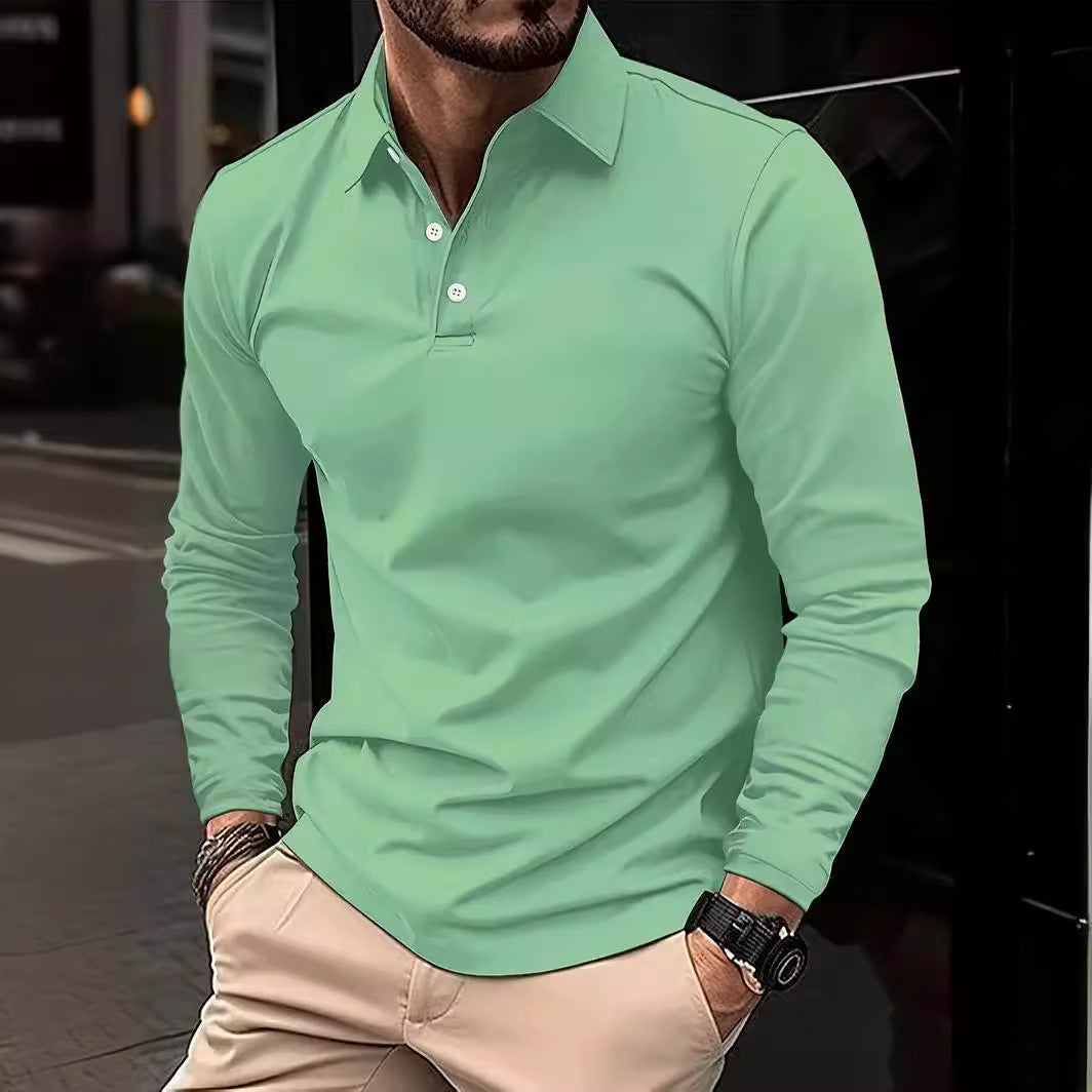 CODY | Heren Polo met Lange Mouwen – Slim Fit