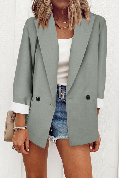 NICI BLAZER | Dames oversized blazer met Knoopdetail – in Meerdere Kleuren