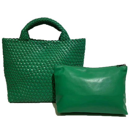 BEYZA | Gevlochten Shopper – Grote Tas met Binnenpouch Dames