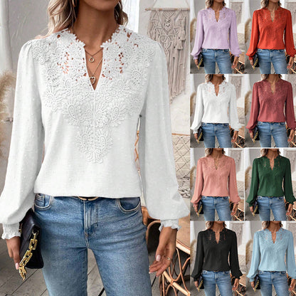 ESTHER | Blouse met Kant en Boho Touch – Tijdloos Elegant