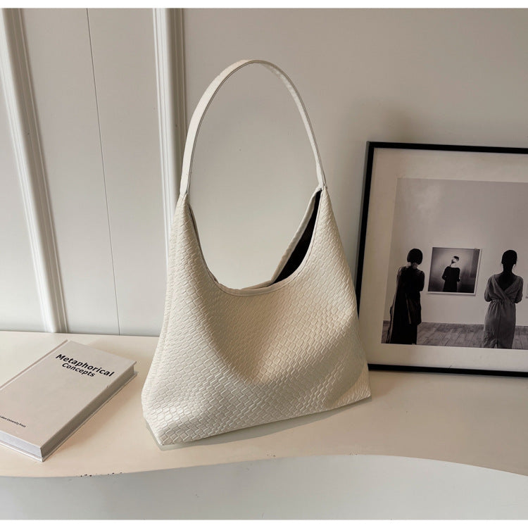 ARYA | Gevlochten Schoudertas – Minimalistische Handtas met Luxe Look
